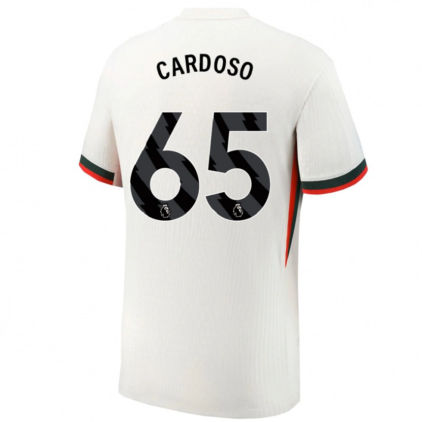 Danxen Dámské Leo Cardoso #65 Bílá Zelená Daleko Hráčské Dresy 2025/26 Dres