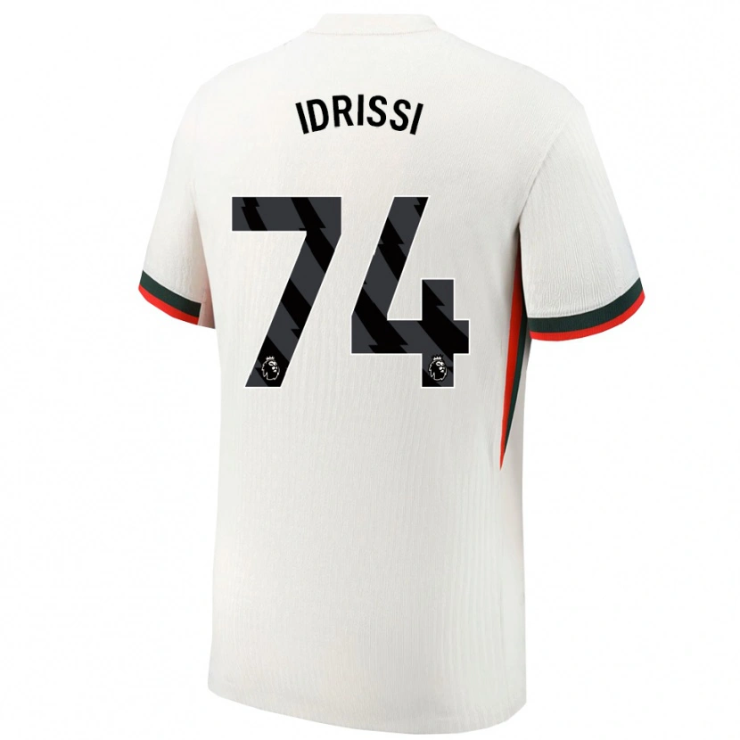 Danxen Dámské Yahya Idrissi #74 Bílá Zelená Daleko Hráčské Dresy 2025/26 Dres