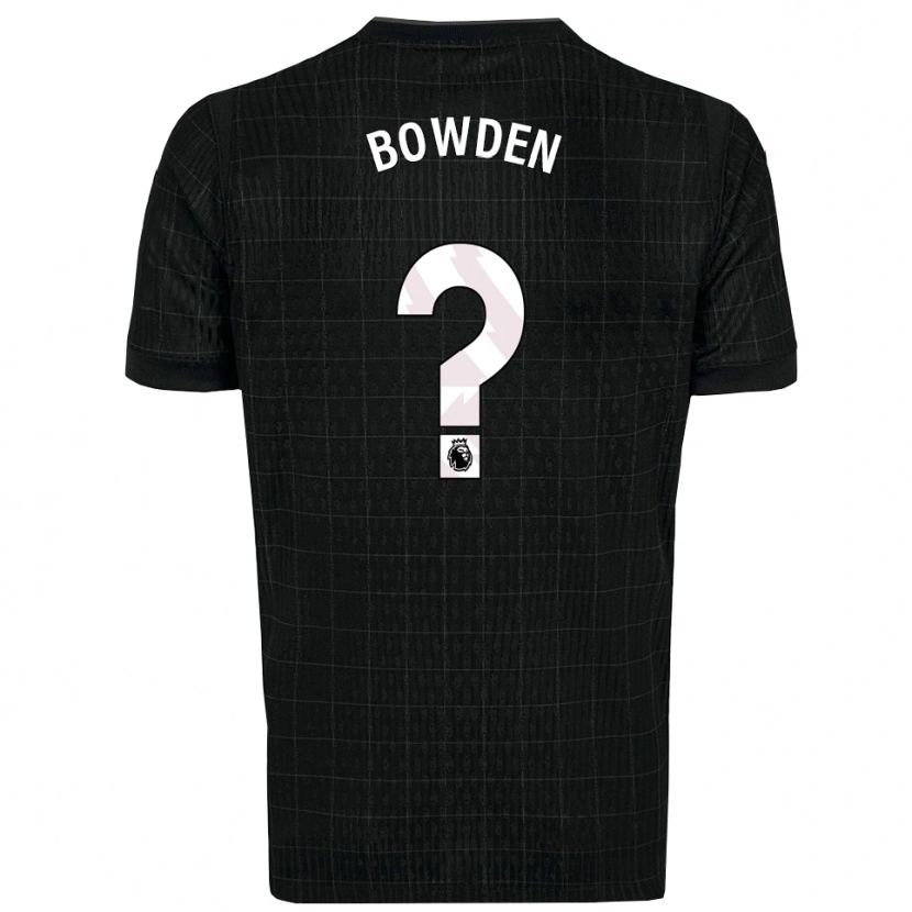 Danxen Dámské Jamie Bowden #0 Černá Šedá Daleko Hráčské Dresy 2025/26 Dres