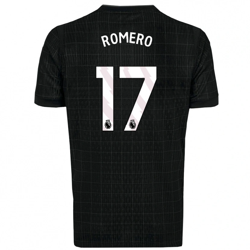 Danxen Dámské Cristian Romero #17 Černá Šedá Daleko Hráčské Dresy 2025/26 Dres