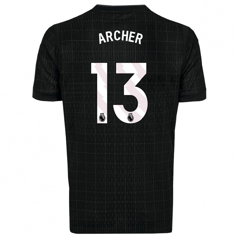 Danxen Dámské Samual Archer #13 Černá Šedá Daleko Hráčské Dresy 2025/26 Dres