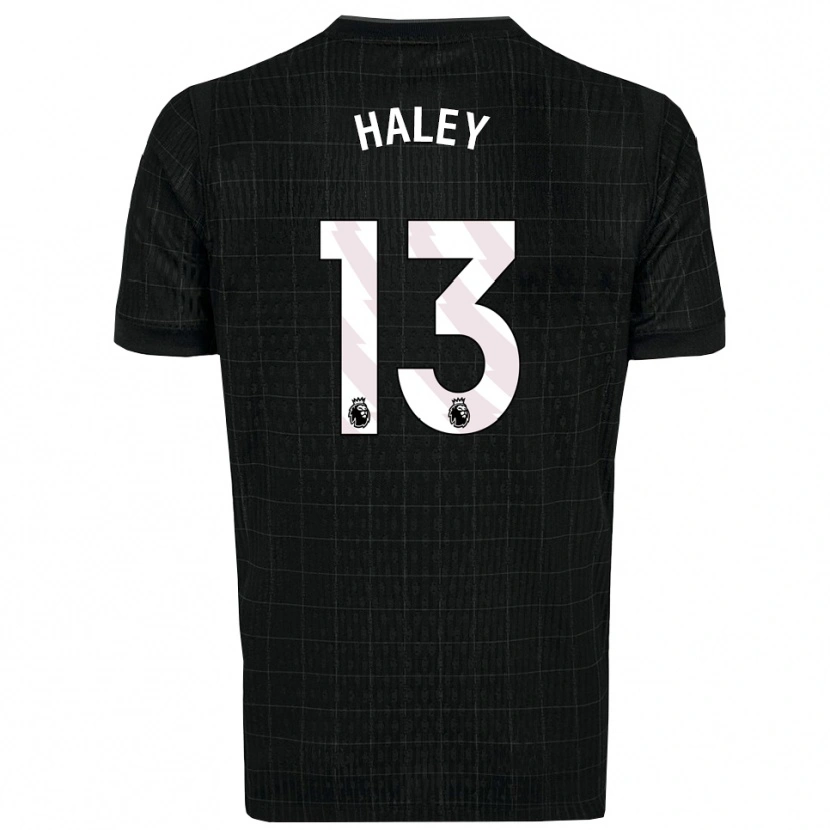Danxen Dámské Micah Haley #13 Černá Šedá Daleko Hráčské Dresy 2025/26 Dres