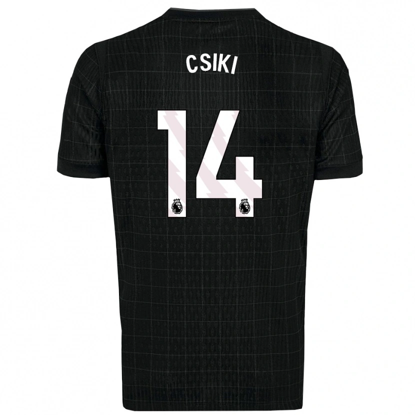Danxen Dámské Anna Csiki #14 Černá Šedá Daleko Hráčské Dresy 2025/26 Dres