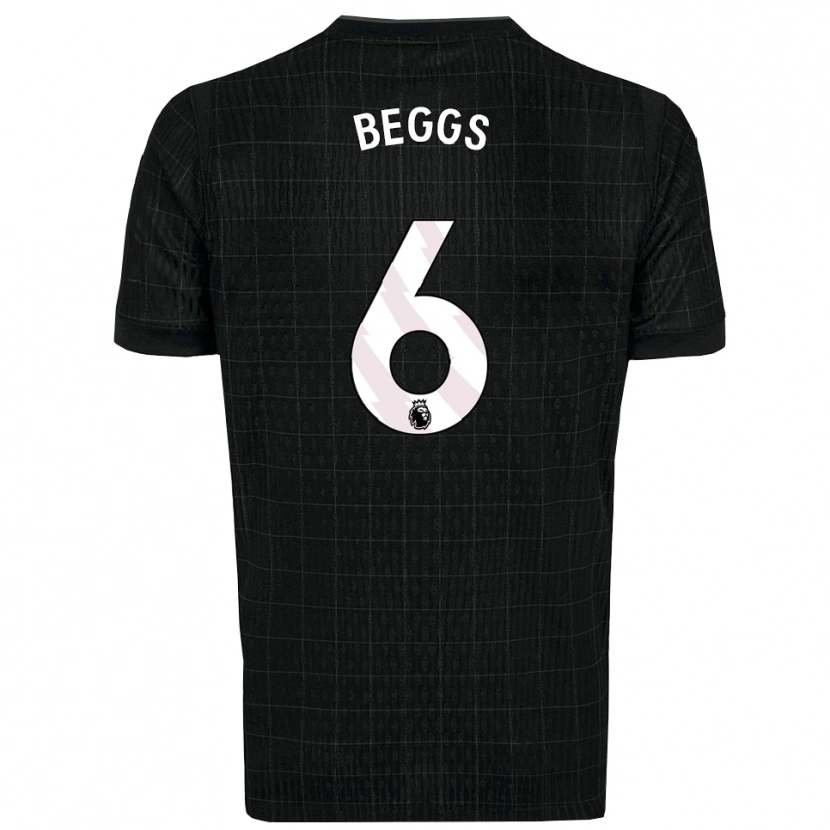 Danxen Dámské Jamel Beggs #6 Černá Šedá Daleko Hráčské Dresy 2025/26 Dres