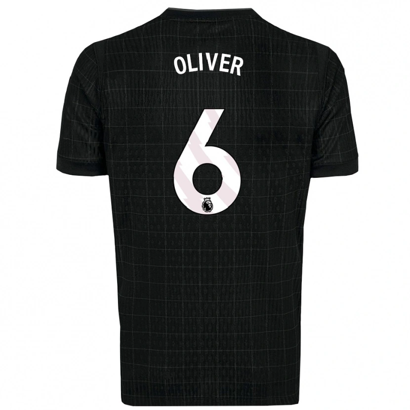 Danxen Dámské Dexter Oliver #6 Černá Šedá Daleko Hráčské Dresy 2025/26 Dres