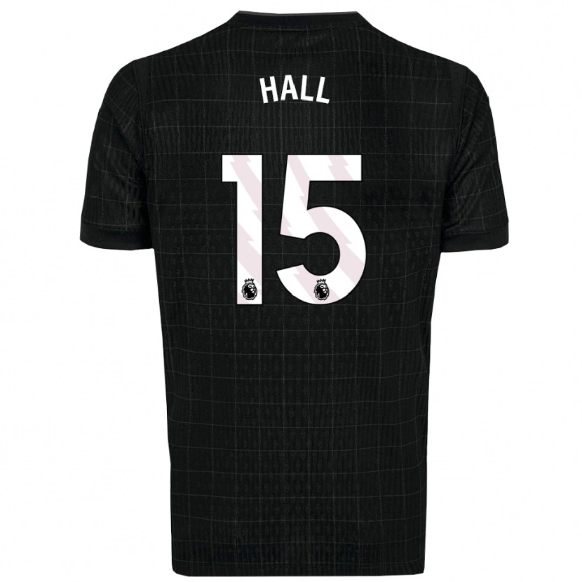 Danxen Dámské Tye Hall #15 Černá Šedá Daleko Hráčské Dresy 2025/26 Dres