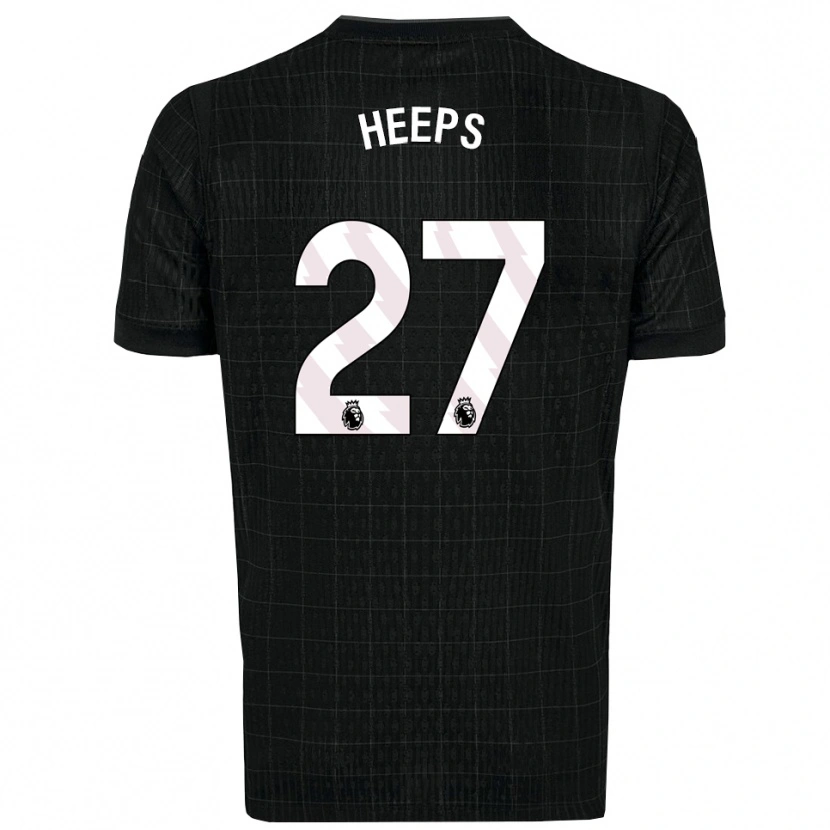 Danxen Dámské Eleanor Heeps #27 Černá Šedá Daleko Hráčské Dresy 2025/26 Dres