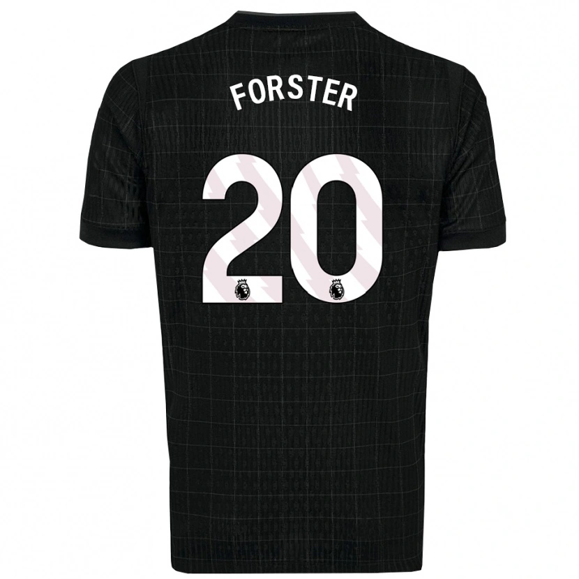 Danxen Dámské Fraser Forster #20 Černá Šedá Daleko Hráčské Dresy 2025/26 Dres