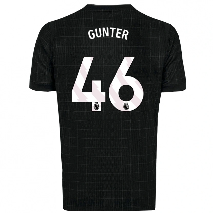 Danxen Dámské Luca Gunter #46 Černá Šedá Daleko Hráčské Dresy 2025/26 Dres