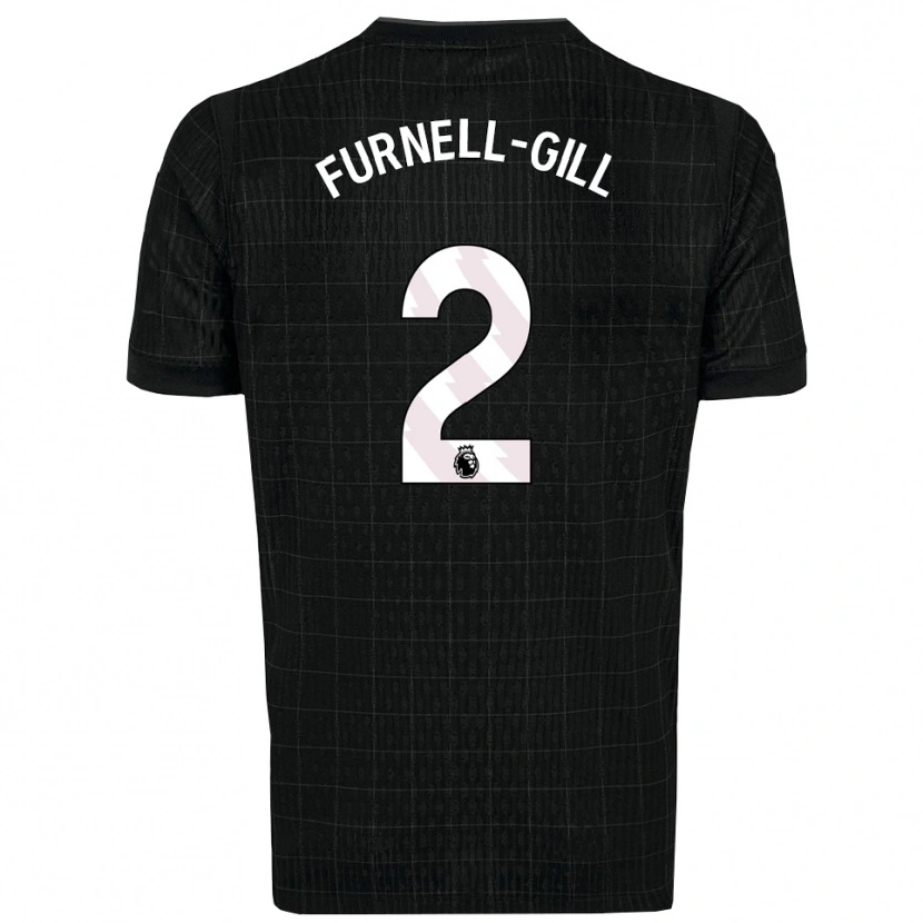 Danxen Dámské Luca Furnell-Gill #2 Černá Šedá Daleko Hráčské Dresy 2025/26 Dres