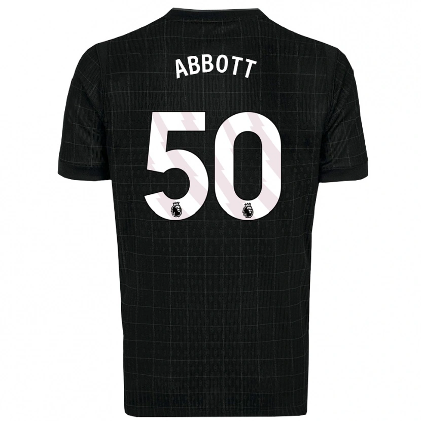 Danxen Dámské George Abbott #50 Černá Šedá Daleko Hráčské Dresy 2025/26 Dres