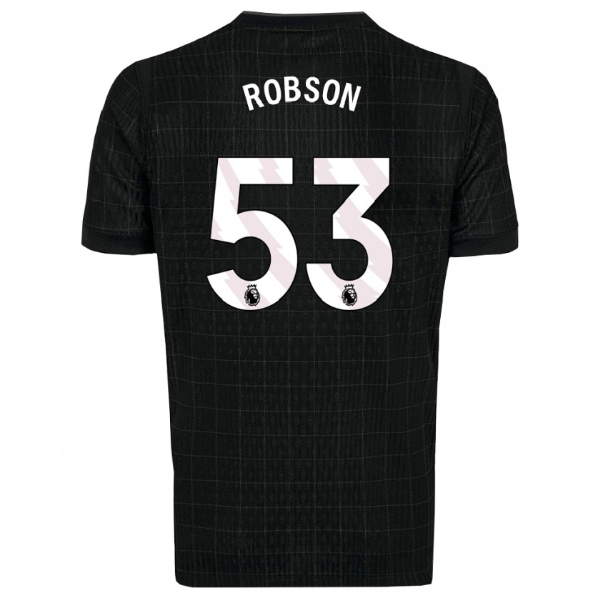 Danxen Dámské Max Robson #53 Černá Šedá Daleko Hráčské Dresy 2025/26 Dres