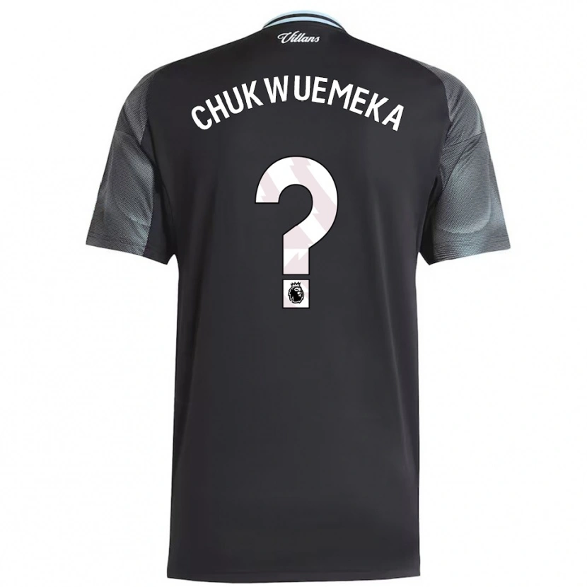 Danxen Dámské Caleb Chukwuemeka #0 Černá Nebesky Modrá Daleko Hráčské Dresy 2025/26 Dres