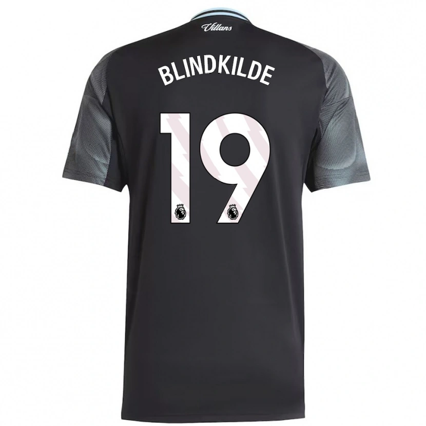 Danxen Dámské Laura Blindkilde #19 Černá Nebesky Modrá Daleko Hráčské Dresy 2025/26 Dres