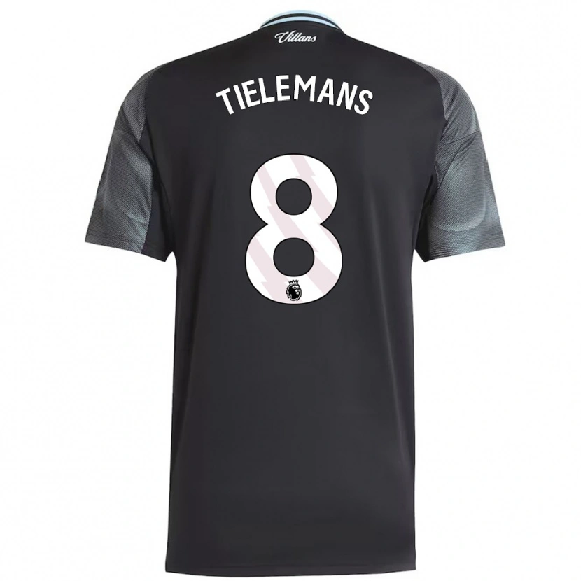 Danxen Dámské Youri Tielemans #8 Černá Nebesky Modrá Daleko Hráčské Dresy 2025/26 Dres