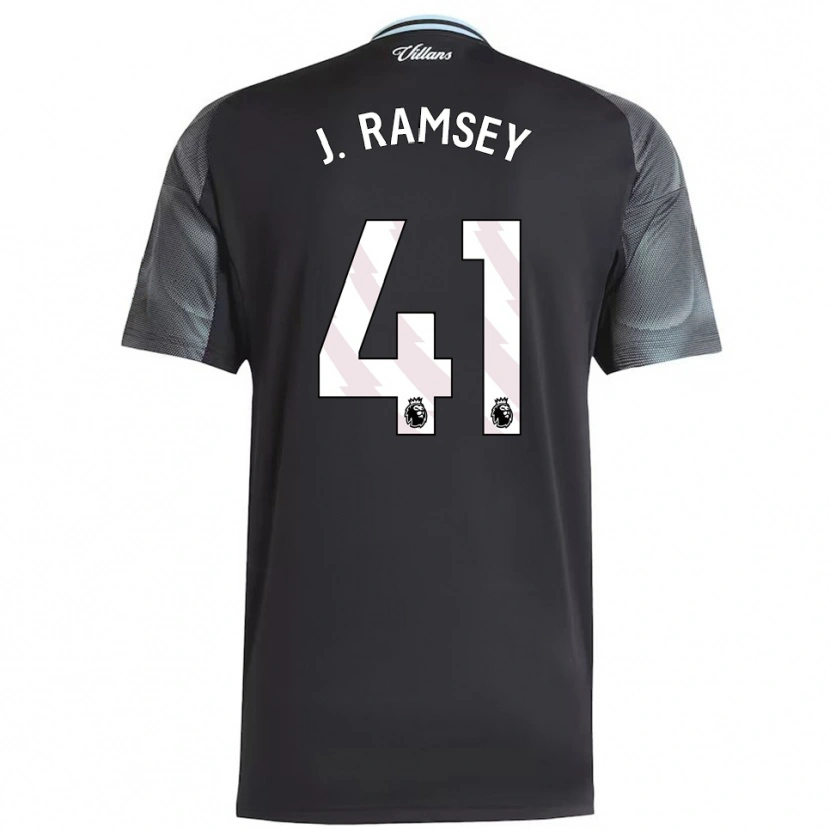 Danxen Dámské Jacob Ramsey #41 Černá Nebesky Modrá Daleko Hráčské Dresy 2025/26 Dres