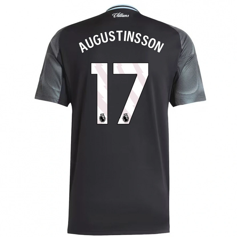 Danxen Dámské Ludwig Augustinsson #17 Černá Nebesky Modrá Daleko Hráčské Dresy 2025/26 Dres