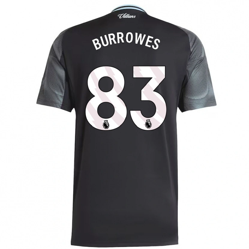 Danxen Dámské Bradley Burrowes #83 Černá Nebesky Modrá Daleko Hráčské Dresy 2025/26 Dres