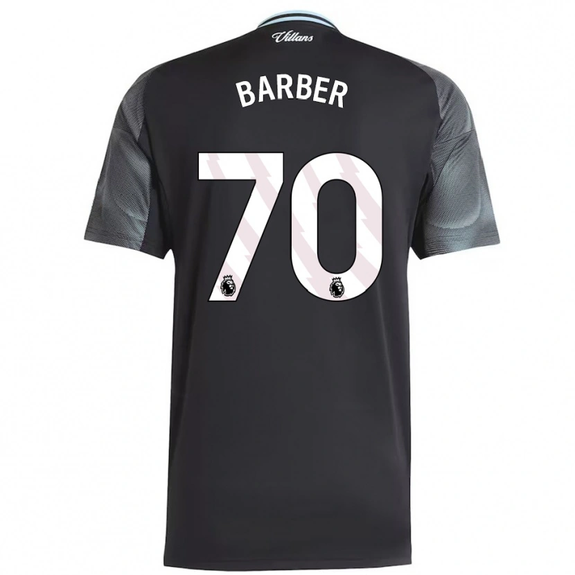 Danxen Dámské Jayden Barber #70 Černá Nebesky Modrá Daleko Hráčské Dresy 2025/26 Dres