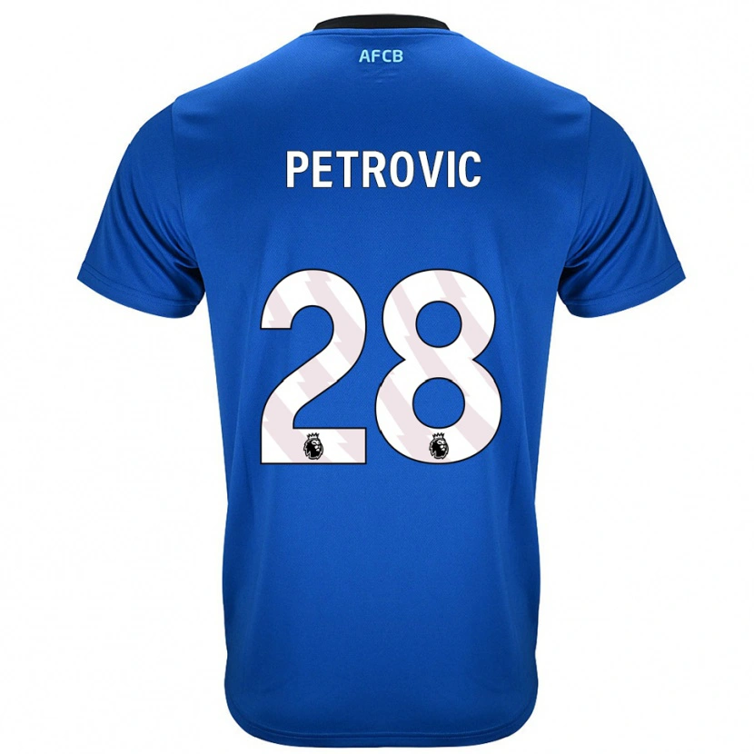 Danxen Dámské Djordje Petrovic #28 Modrá Černá Daleko Hráčské Dresy 2025/26 Dres
