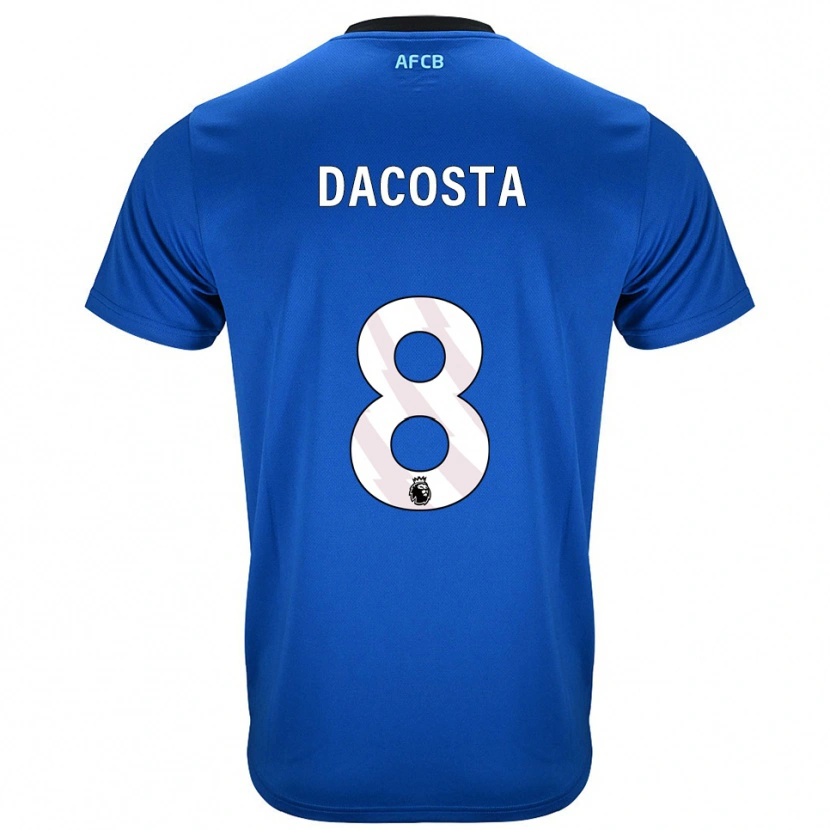 Danxen Dámské Malcom Dacosta #8 Modrá Černá Daleko Hráčské Dresy 2025/26 Dres