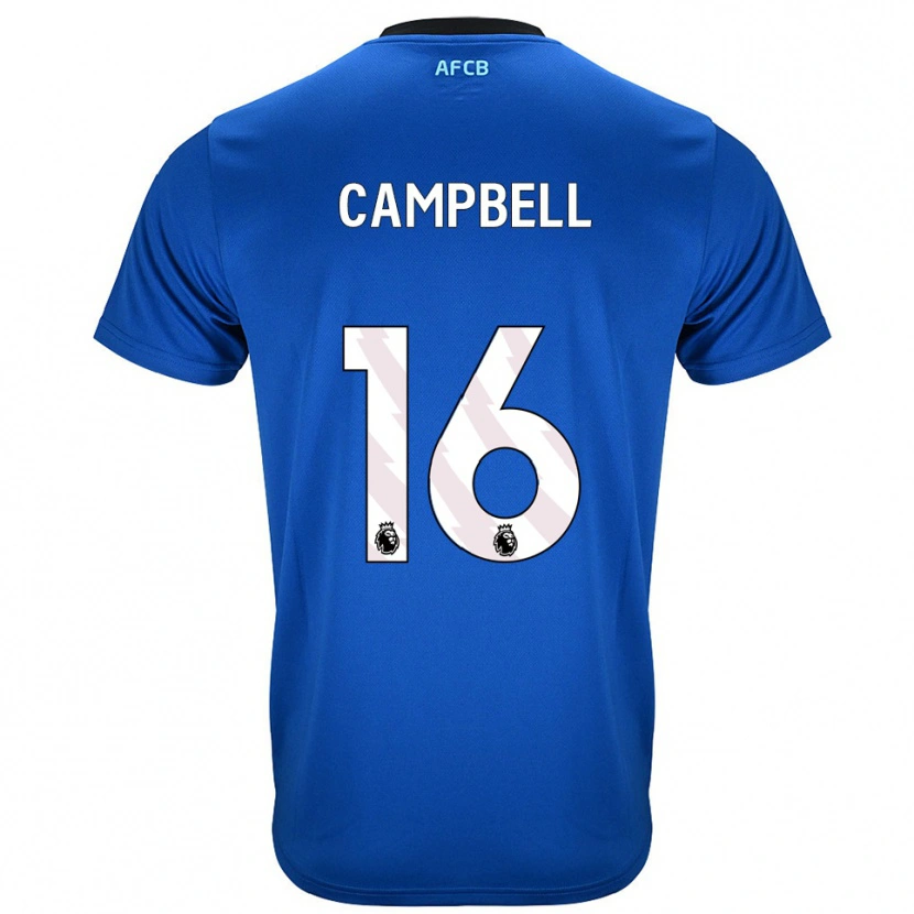 Danxen Dámské Zhaviah Campbell #16 Modrá Černá Daleko Hráčské Dresy 2025/26 Dres