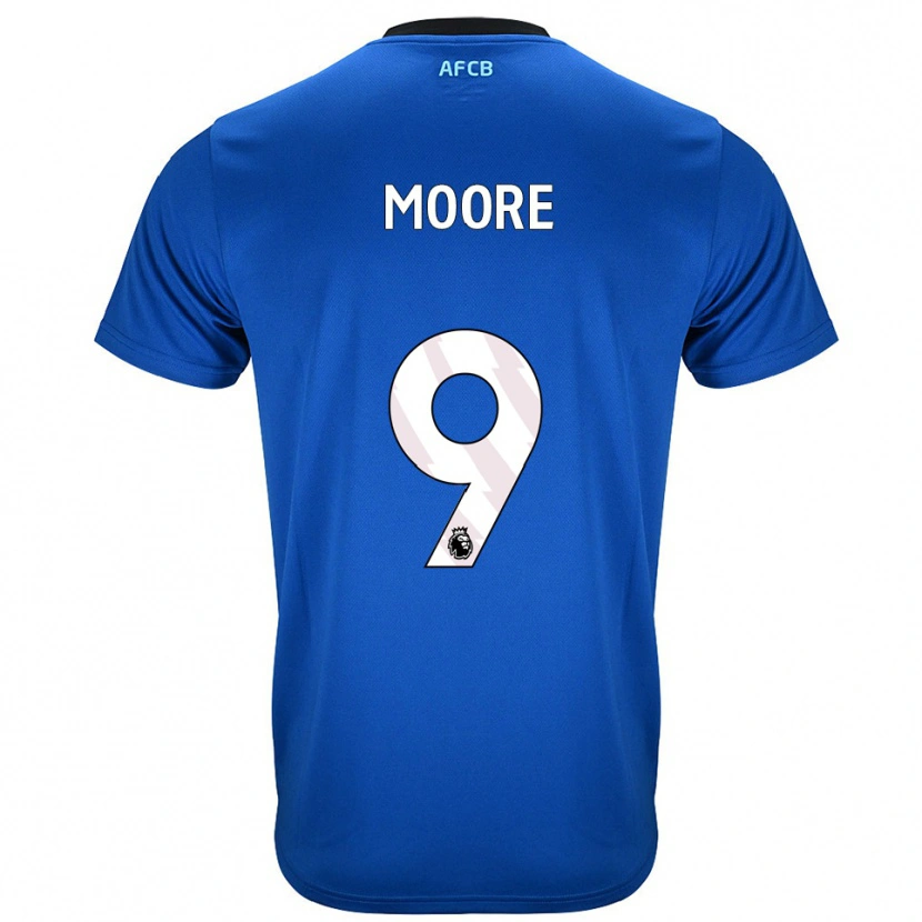 Danxen Dámské Kobel Moore #9 Modrá Černá Daleko Hráčské Dresy 2025/26 Dres