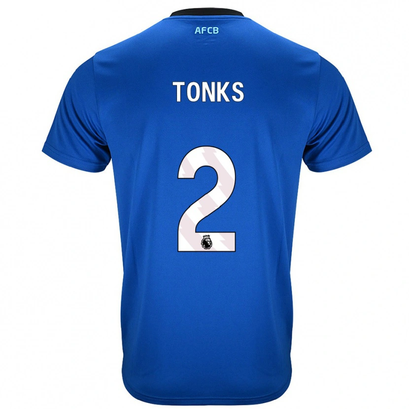 Danxen Dámské Finn Tonks #2 Modrá Černá Daleko Hráčské Dresy 2025/26 Dres