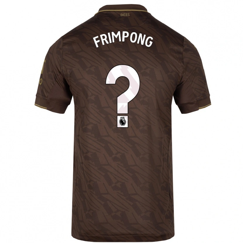 Danxen Dámské Charles Frimpong #0 Hnědá Zlatá Daleko Hráčské Dresy 2025/26 Dres