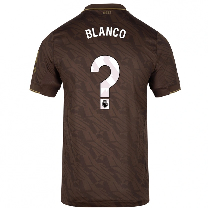 Danxen Dámské John Blanco #0 Hnědá Zlatá Daleko Hráčské Dresy 2025/26 Dres