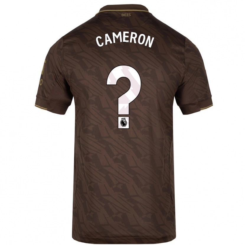 Danxen Dámské Cameron Anderson #0 Hnědá Zlatá Daleko Hráčské Dresy 2025/26 Dres