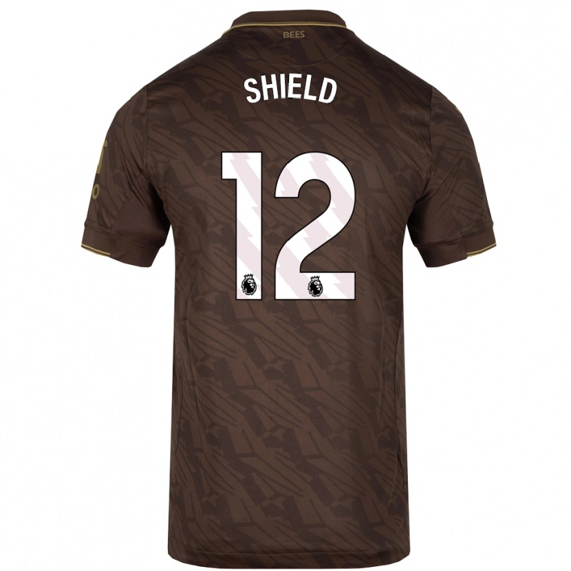Danxen Dámské Ollie Shield #12 Hnědá Zlatá Daleko Hráčské Dresy 2025/26 Dres