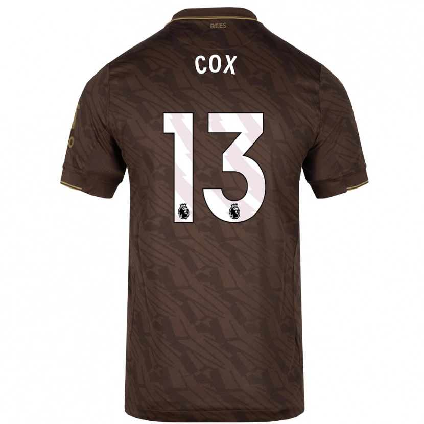 Danxen Dámské Matthew Cox #13 Hnědá Zlatá Daleko Hráčské Dresy 2025/26 Dres