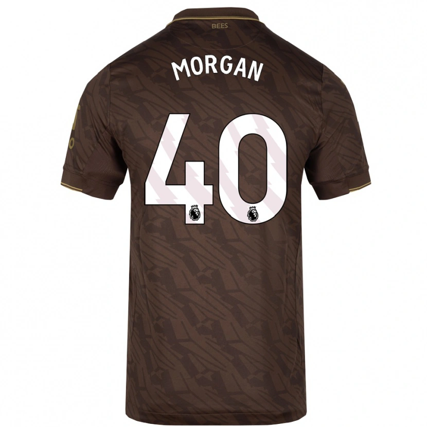 Danxen Dámské Iwan Morgan #40 Hnědá Zlatá Daleko Hráčské Dresy 2025/26 Dres