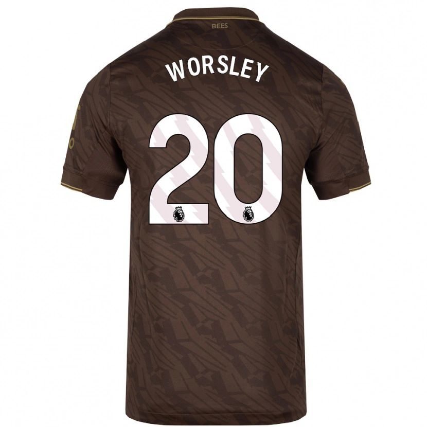 Danxen Dámské Freya Worsley #20 Hnědá Zlatá Daleko Hráčské Dresy 2025/26 Dres