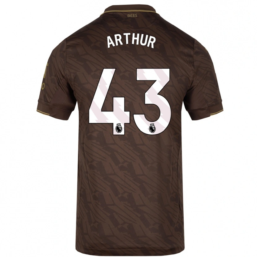 Danxen Dámské Benjamin Arthur #43 Hnědá Zlatá Daleko Hráčské Dresy 2025/26 Dres