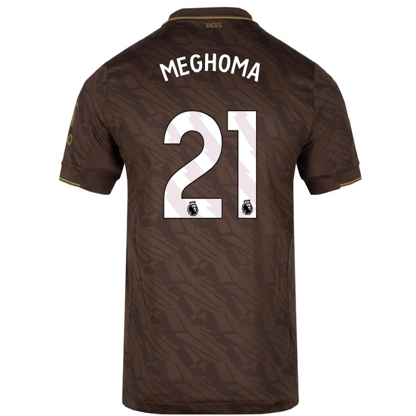 Danxen Dámské Jayden Meghoma #21 Hnědá Zlatá Daleko Hráčské Dresy 2025/26 Dres
