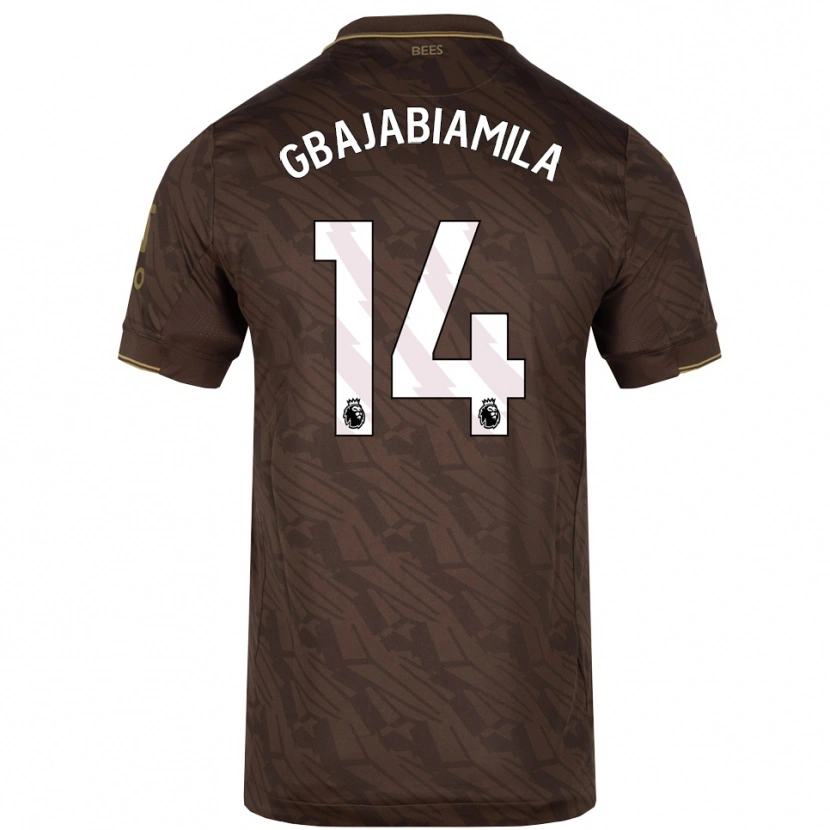 Danxen Dámské Habeebat Gbajabiamila #14 Hnědá Zlatá Daleko Hráčské Dresy 2025/26 Dres