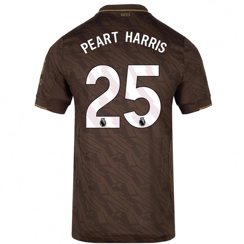 Danxen Dámské Myles Peart-Harris #25 Hnědá Zlatá Daleko Hráčské Dresy 2025/26 Dres