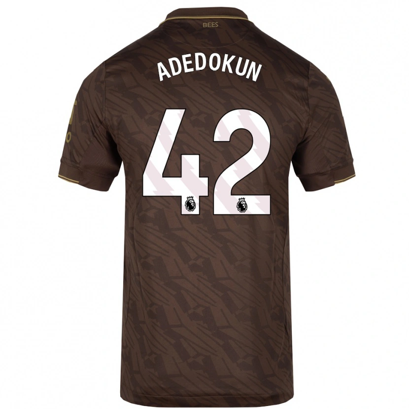 Danxen Dámské Val Adedokun #42 Hnědá Zlatá Daleko Hráčské Dresy 2025/26 Dres