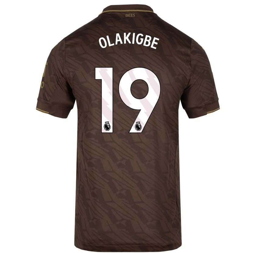 Danxen Dámské Michael Olakigbe #19 Hnědá Zlatá Daleko Hráčské Dresy 2025/26 Dres