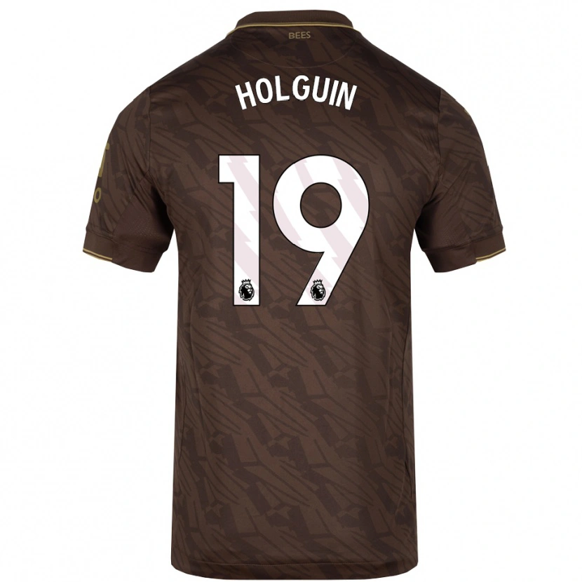 Danxen Dámské Paula Holguin #19 Hnědá Zlatá Daleko Hráčské Dresy 2025/26 Dres