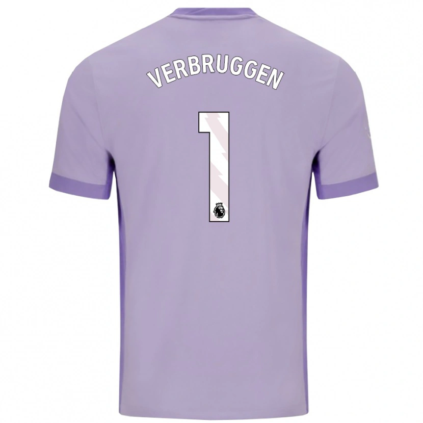 Danxen Dámské Bart Verbruggen #1 Taro Fialová Bílá Daleko Hráčské Dresy 2025/26 Dres