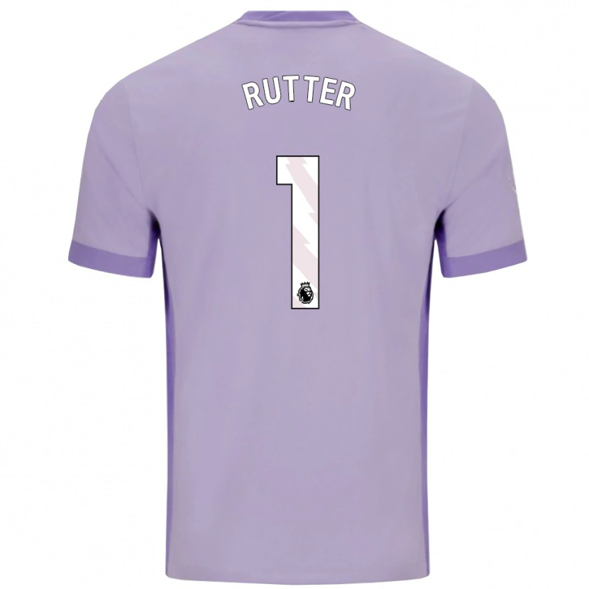 Danxen Dámské William Rutter #1 Taro Fialová Bílá Daleko Hráčské Dresy 2025/26 Dres