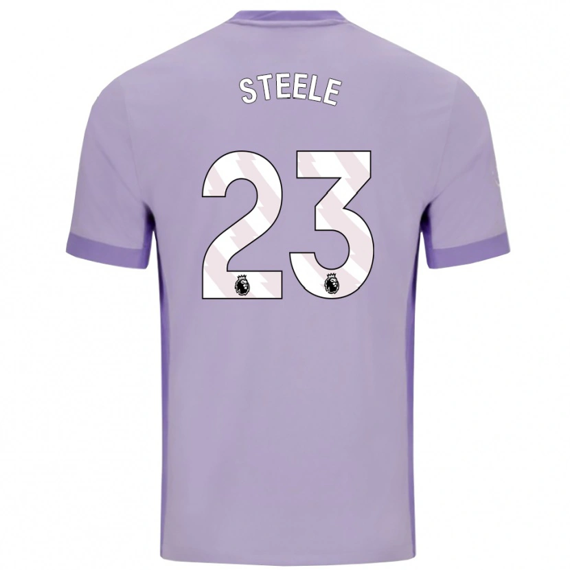 Danxen Dámské Jason Steele #23 Taro Fialová Bílá Daleko Hráčské Dresy 2025/26 Dres