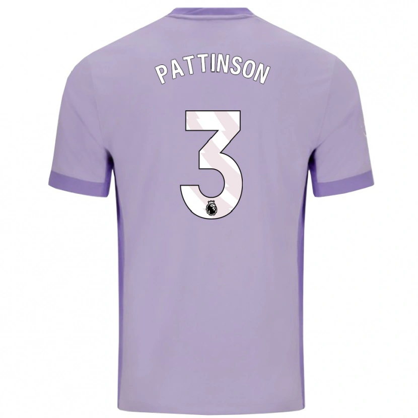 Danxen Dámské Poppy Pattinson #3 Taro Fialová Bílá Daleko Hráčské Dresy 2025/26 Dres