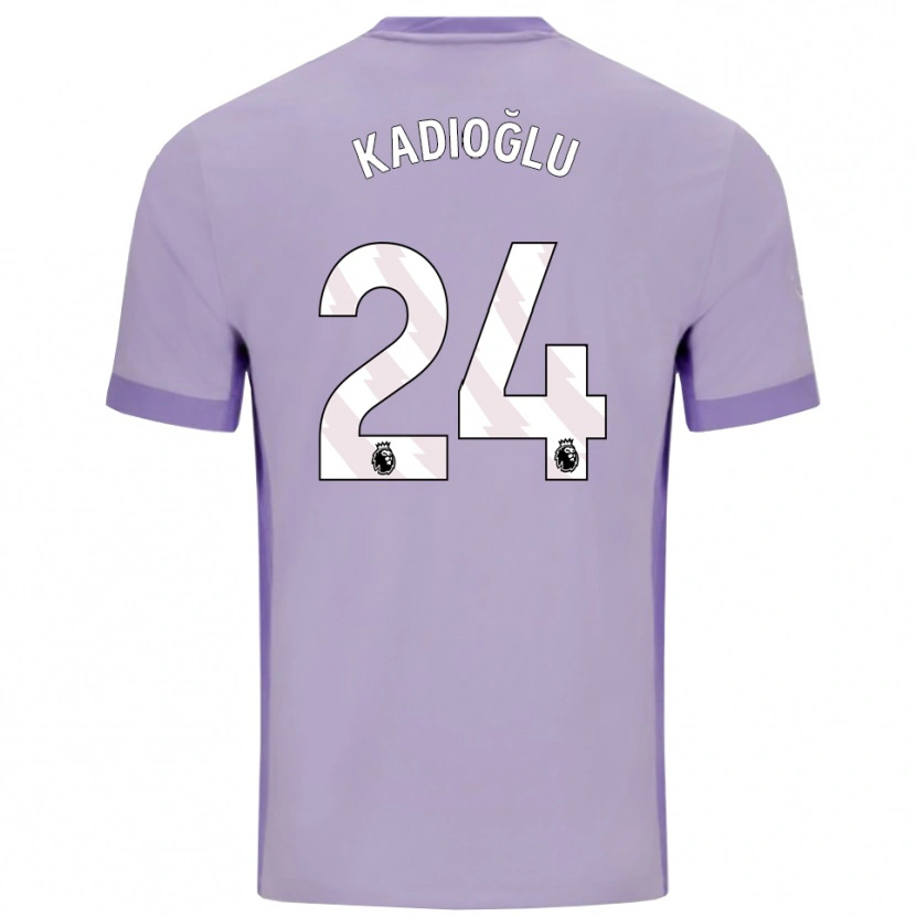 Danxen Dámské Ferdi Kadıoğlu #24 Taro Fialová Bílá Daleko Hráčské Dresy 2025/26 Dres