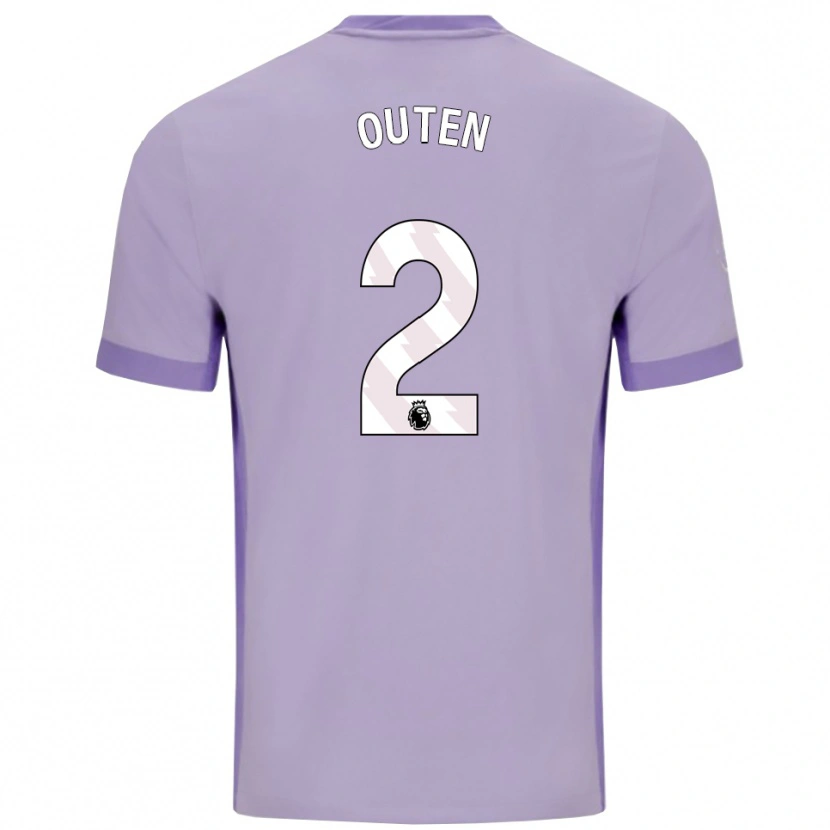 Danxen Dámské Theo Outen #2 Taro Fialová Bílá Daleko Hráčské Dresy 2025/26 Dres