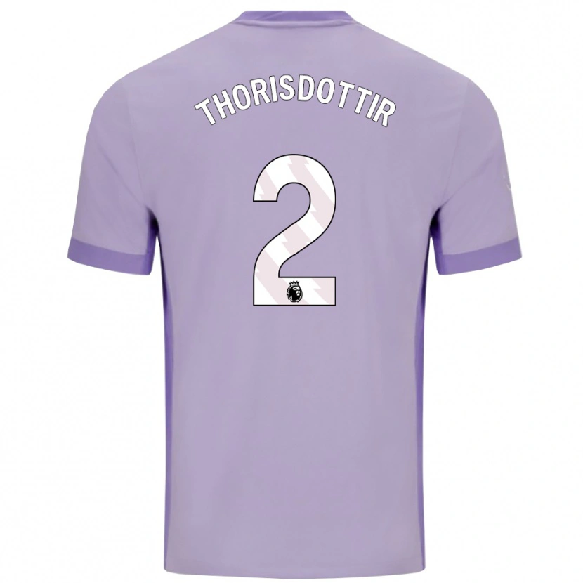 Danxen Dámské Maria Thorisdottir #2 Taro Fialová Bílá Daleko Hráčské Dresy 2025/26 Dres