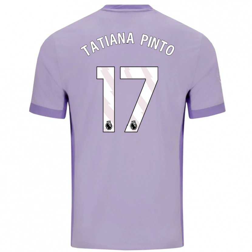 Danxen Dámské Tatiana Vanessa Ferreira Pinto #17 Taro Fialová Bílá Daleko Hráčské Dresy 2025/26 Dres